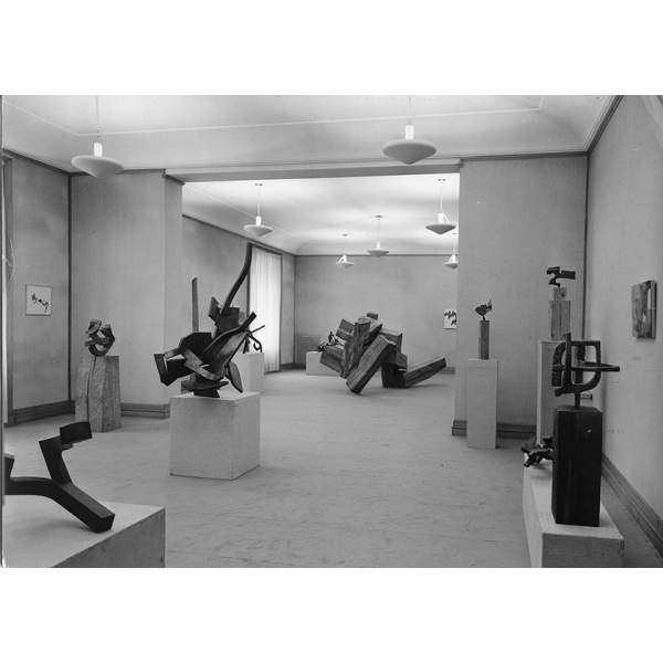 Installation view of his solo exhibition at the Galerie Maeght, Paris