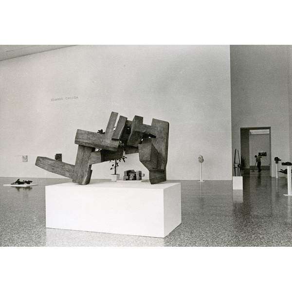 View of Abesti Gogorra I [Rough Chant I] at the retrospective held at the Museum of Fine Arts Houston