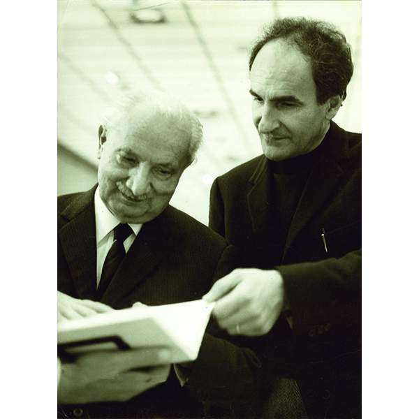 Martin Heidegger and Chillida at the Erker-Presse, Saint Gallen
