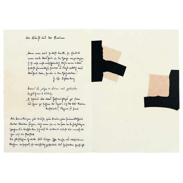 Litho-collage in Die Kunst und der Raum [Art and Space]