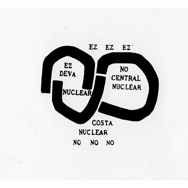 Logo for the anti-nuclear movement of Deba