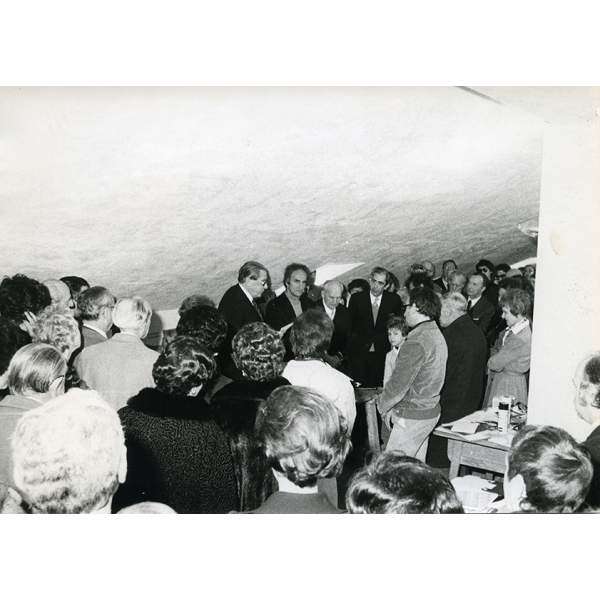 Ceremony of the Rembrandt-Preis der Stiftung M.Töpfer in his studio in Villa Paz, San Sebastian