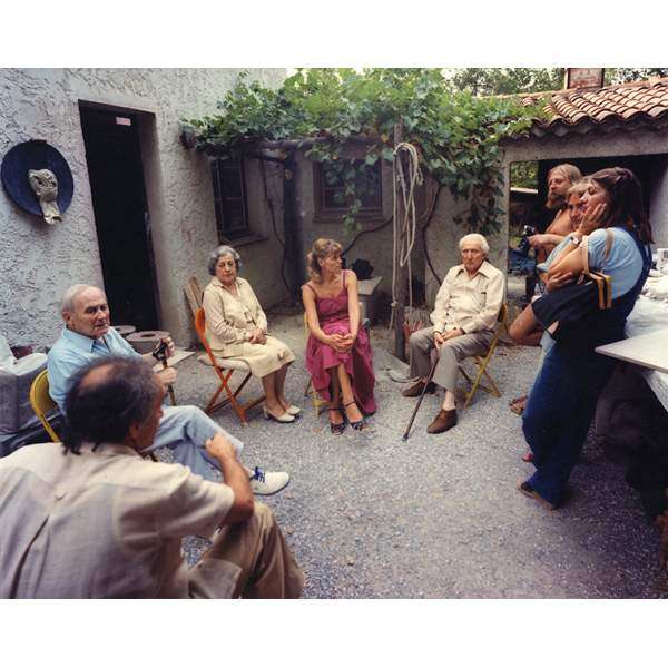 With the Miró's, Maeght's, Spinner, and others, at the Fondation Maeght,  Saint-Paul-de-Vence