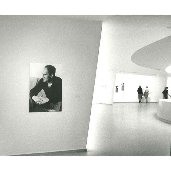 Installation view of the anthological exhibition held at the Solomon R. Guggenheim Museum, New York