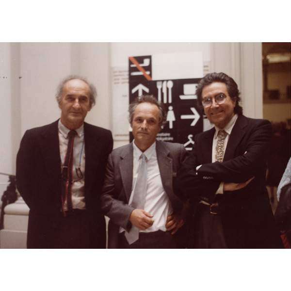 Chillida, Antonio López, and Antoni Tàpies representing Spain at Europalia 85, Brussels