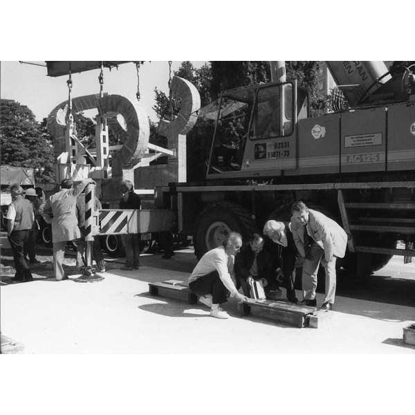 Installation of La casa de Goethe [Goethe's House] in Frankfurt