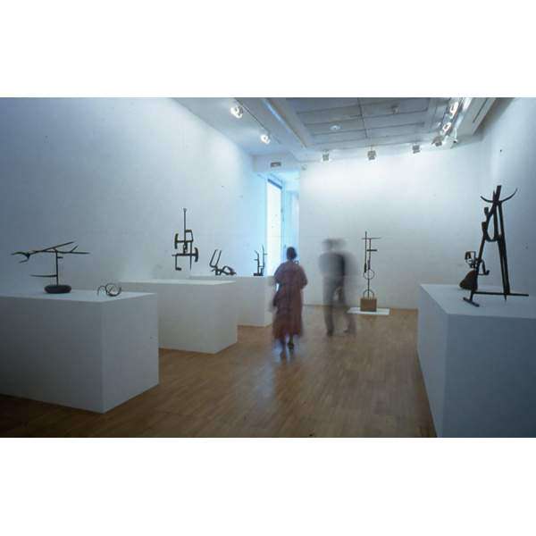 Installation view of the retrospective in the Galerie nationale du Jeu de Paume, Paris
